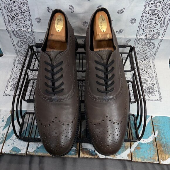 Cole Haan ZeroGrand Wingtip Oxford Burnished Pavement Men Shoes C30720 Sz 11.5 M main image 5